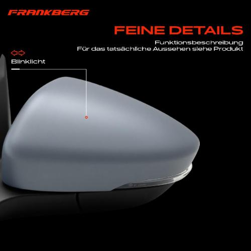 Frankberg 1x Außenspiegel Links für Ford Focus IV HN Turnier HP 1.0L 1.5L 2.0L 2.3L 2018-2022 Bild Frankberg 1x Außenspiegel Links für Ford Focus IV HN Turnier HP 1.0L 1.5L 2.0L 2.3L 2018-2022