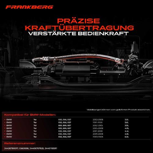 1x Seilzug Feststellbremse Hinterachse rechts für BMW 7 E65 E66 E67 730d 730i 745i 740i Bild 1x Seilzug Feststellbremse Hinterachse rechts für BMW 7 E65 E66 E67 730d 730i 745i 740i