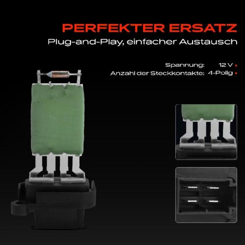 1x Widerstand Vorwiderstand Gebläsemotor für Ford Transit E FB FA FF FM 1998-2014 Bild 1x Widerstand Vorwiderstand Gebläsemotor für Ford Transit E FB FA FF FM 1998-2014