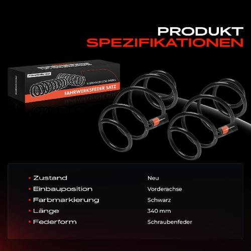 2x Fahrwerksfeder Vorderachse für Hyundai iX35 EL ELH LM KIA Sportage SL 1.6L 2010-2012 Bild 2x Fahrwerksfeder Vorderachse für Hyundai iX35 EL ELH LM KIA Sportage SL 1.6L 2010-2012