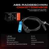 1x ABS Sensor Vorderachse beidseitig für BMW 5 Touring Van G31 5er 6 Gran Turismo G32 2.0L 3.0L Bj ab 2017