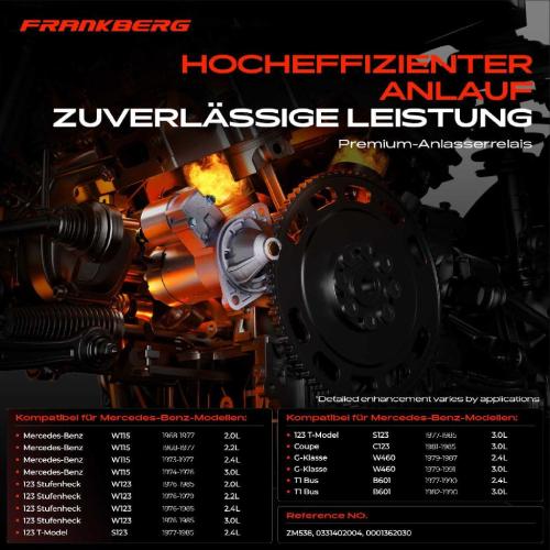1x Magnetschalter Starter für Mercedes-Benz W115 W123 S123 T1 B601 B602 Peugeot 504 Bild 1x Magnetschalter Starter für Mercedes-Benz W115 W123 S123 T1 B601 B602 Peugeot 504