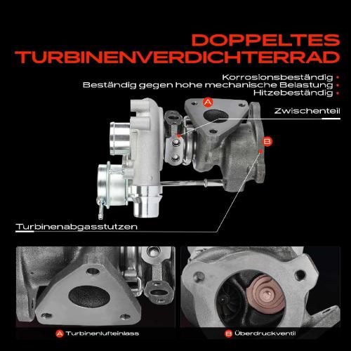 1x Abgasturbolader für Renault Clio III III Grandtour III Kasten/Schrägheck Modus/Grand Modus Twingo II Wind Bild 1x Abgasturbolader für Renault Clio III III Grandtour III Kasten/Schrägheck Modus/Grand Modus Twingo II Wind