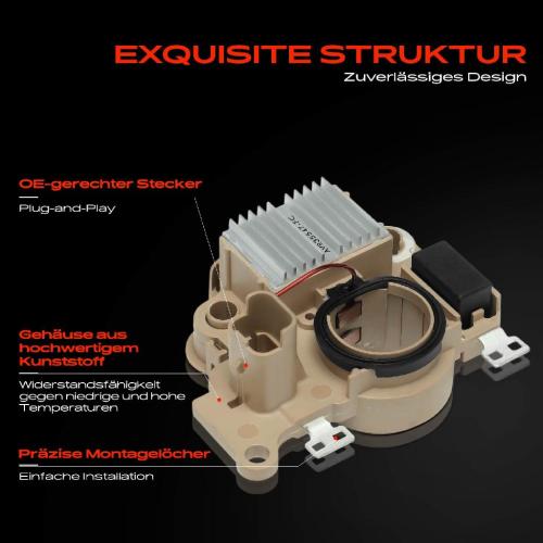 1x Lichtmaschinenregler Generatorregler für Dacia Duster Nissan Micra III Clio III Bild 1x Lichtmaschinenregler Generatorregler für Dacia Duster Nissan Micra III Clio III