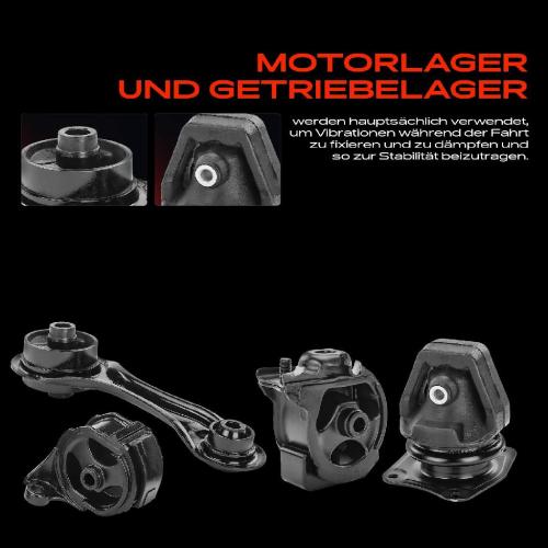 2x Motorlager Getriebelagerlager Drehmomentstützlager Vorne und Hinten für Honda Accord IV CB 1.8L 2.0L 2.2L 1990-1993 Bild 2x Motorlager Getriebelagerlager Drehmomentstützlager Vorne und Hinten für Honda Accord IV CB 1.8L 2.0L 2.2L 1990-1993