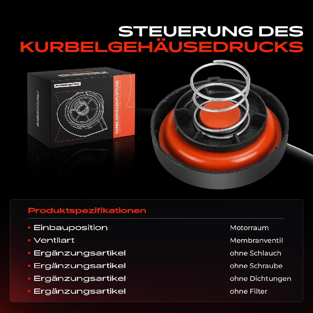 1x Ventil Kurbelgehäusentlüftung für Mercedes-Benz W204 W212 W221 B906 W639 X253
