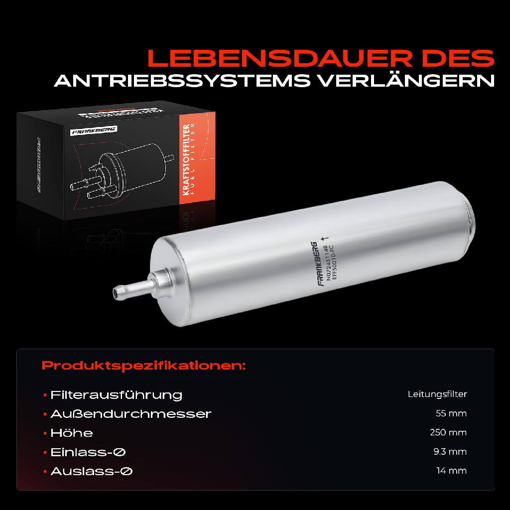1x Kraftstofffilter für BMW 3er E90 E91 E92 E93 Alpina D3 bis 2010