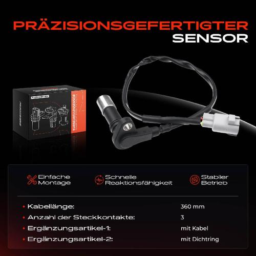 1x Kurbelwellensensor Impulsgeber für Toyota Coaster Bus Fortuner Hiace V Hilux VII Bild 1x Kurbelwellensensor Impulsgeber für Toyota Coaster Bus Fortuner Hiace V Hilux VII