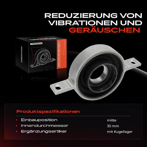 1x Lagerung Gelenkwelle Kardanwellenlager für BMW 3er E90 E93 E92 M3 2007-2013 Bild 1x Lagerung Gelenkwelle Kardanwellenlager für BMW 3er E90 E93 E92 M3 2007-2013