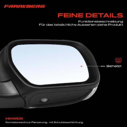 1x Außenspiegel Rechts für Mitsubishi Pajero IV V8W V9W 3.2L 3.8L Bj ab 2006 Bild 1x Außenspiegel Rechts für Mitsubishi Pajero IV V8W V9W 3.2L 3.8L Bj ab 2006