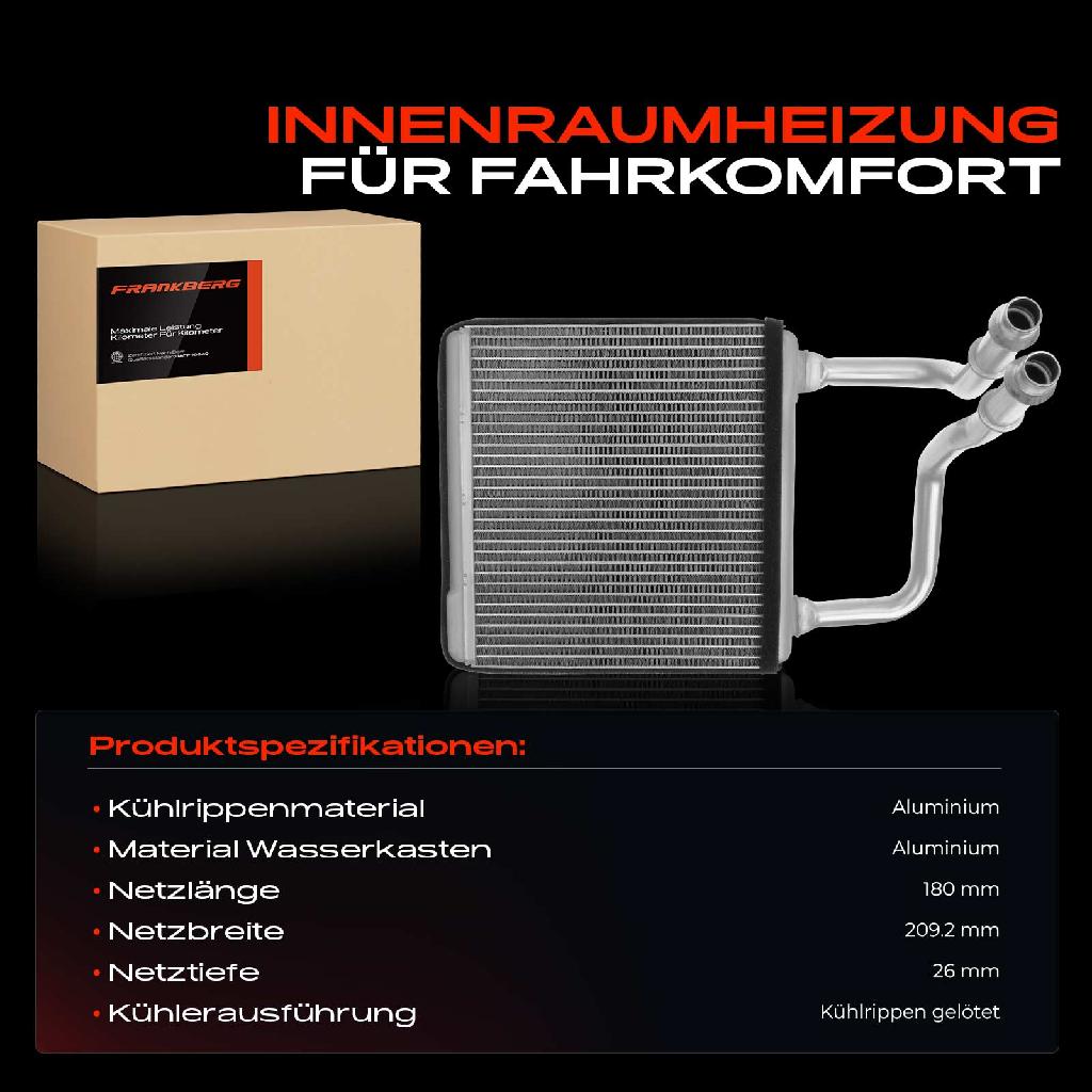 1x Wärmetauscher Innenraumheizung für Mercedes-Benz C219 W211 VF211 T-Model S211
