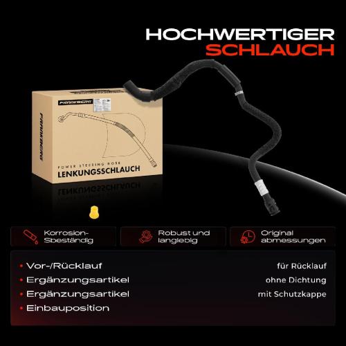 1x Hydraulikschlauch Lenkung für BMW 5er E60 E61 540i-550i E63 E64 Bild 1x Hydraulikschlauch Lenkung für BMW 5er E60 E61 540i-550i E63 E64