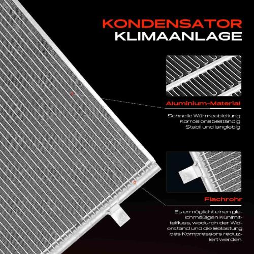 Frankberg 1x Kondensator Klimaanlage für Opel Vivaro E7 J7 Renault Trafic II Nissan 1.9L 2.0L Bild Frankberg 1x Kondensator Klimaanlage für Opel Vivaro E7 J7 Renault Trafic II Nissan 1.9L 2.0L