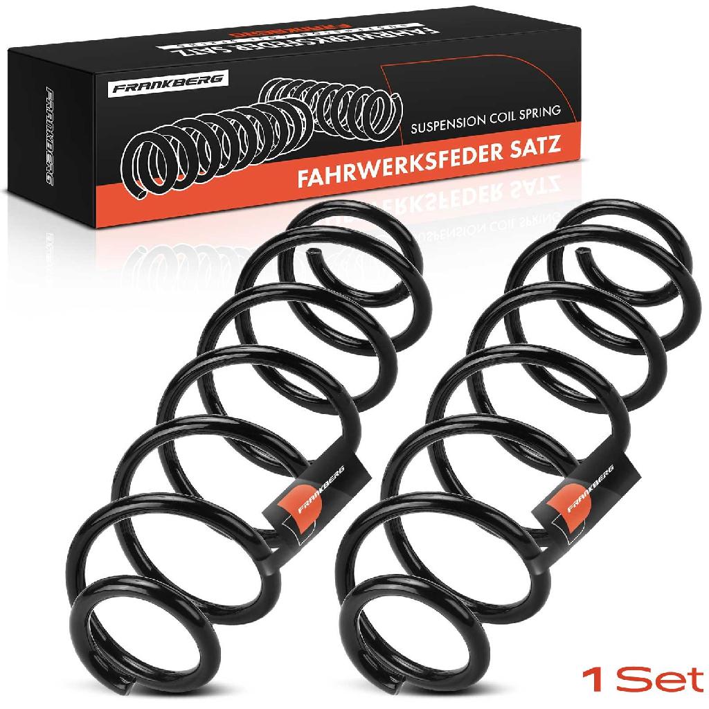 Frankberg 2x Fahrwerksfeder Hinterachse für Ford Fiesta V JD JH 2.0L 2005-2008