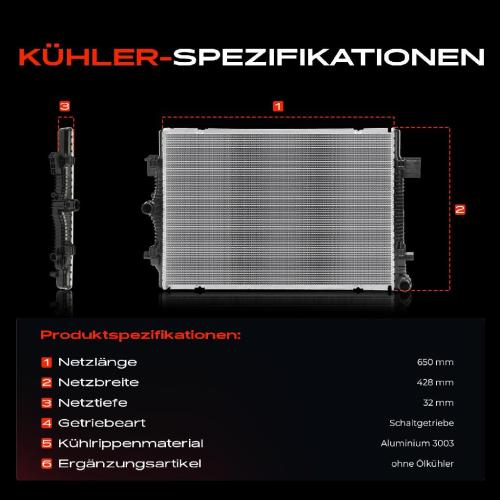 1x Kühler Wasserkühler Motorkühler für Audi A1 8X S1 quattro 2.0L Bild 1x Kühler Wasserkühler Motorkühler für Audi A1 8X S1 quattro 2.0L