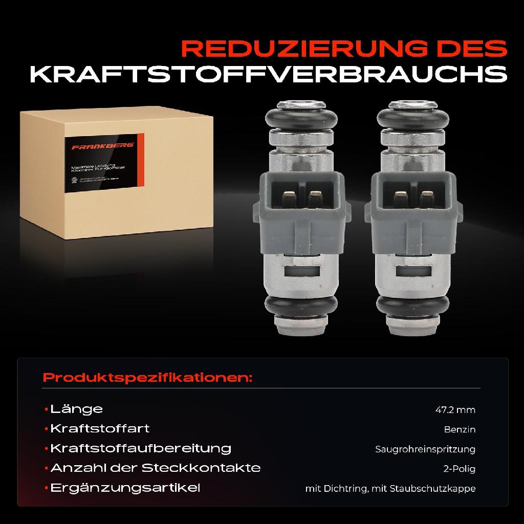 2x Einspritzventil Einspritzdüse für VW Golf IV Polo Lupo Audi A2 1.0L 1.4L