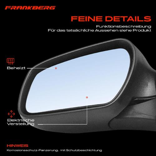 Frankberg 1x Au enspiegel Links f r Ford Focus II Cabriolet Turnier DA DP HCP DB DH FCH DS FFS Bild Frankberg 1x Au enspiegel Links f r Ford Focus II Cabriolet Turnier DA DP HCP DB DH FCH DS FFS