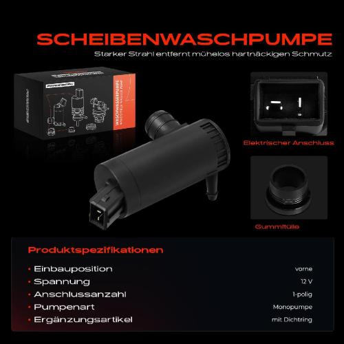 1x Waschwasserpumpe Scheibenreinigung Vorne für Ford Focus DAW DBW Sierra Transit Bild 1x Waschwasserpumpe Scheibenreinigung Vorne für Ford Focus DAW DBW Sierra Transit