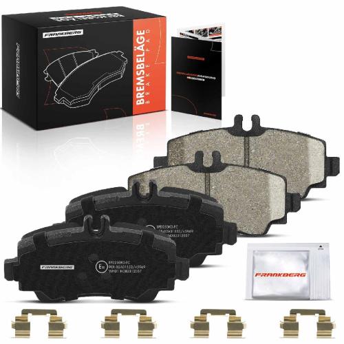 4x Bremsbeläge Vorderachse für Mercedes-Benz A-Klasse W168 1.4L 1.6L 1.7L 1997-2004 Bild 4x Bremsbeläge Vorderachse für Mercedes-Benz A-Klasse W168 1.4L 1.6L 1.7L 1997-2004