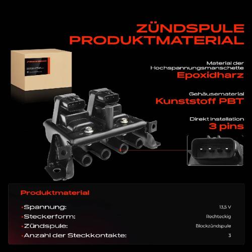 Frankberg 1x Zündmodul Zündspule für Mazda MX-5 II NB 1.8L 1998-2000 Bild Frankberg 1x Zündmodul Zündspule für Mazda MX-5 II NB 1.8L 1998-2000