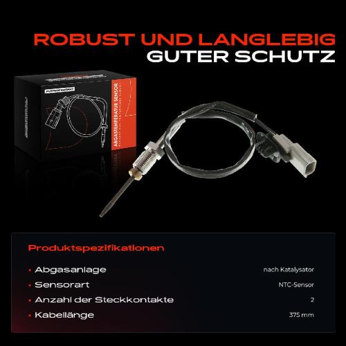 1x Abgastemperatursensor für Dacia Duster HS Renault Clio III BR0/1 CR0/1 1.5L Bild 1x Abgastemperatursensor für Dacia Duster HS Renault Clio III BR0/1 CR0/1 1.5L