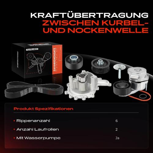 1x Keilrippenriemensatz Wasserpumpe für Ford Transit FB FC FD FS FZ FF FM FN FA Bild 1x Keilrippenriemensatz Wasserpumpe für Ford Transit FB FC FD FS FZ FF FM FN FA