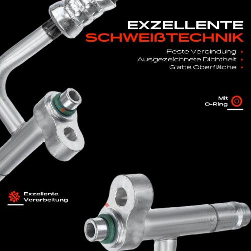 1x Hochdruckleitung Niederdruckleitung Klimaanlage für Ford Fiesta VI CB1 CCN 1.4L Bild 1x Hochdruckleitung Niederdruckleitung Klimaanlage für Ford Fiesta VI CB1 CCN 1.4L