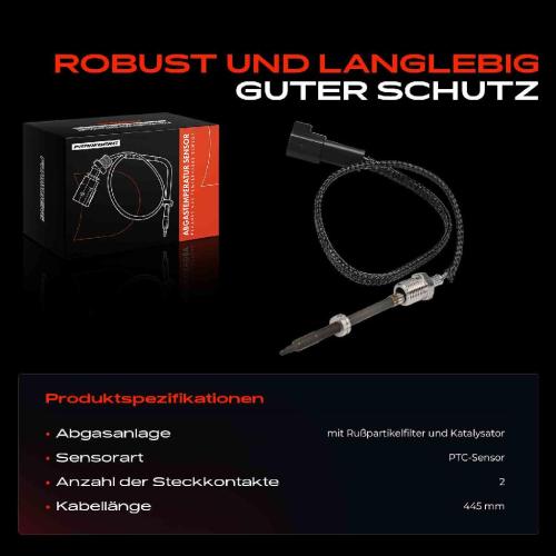 Frankberg 1x Abgastemperatursensor für Ford C-Max II DXA CB7 DXA CEU Transit Connect Tourneo Bild Frankberg 1x Abgastemperatursensor für Ford C-Max II DXA CB7 DXA CEU Transit Connect Tourneo