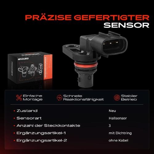 1x Nockenwellenposition Sensor für KIA Optima Sorento 3 Stinger Hyundai i30 Santa 2.0L 2.4L Bild 1x Nockenwellenposition Sensor für KIA Optima Sorento 3 Stinger Hyundai i30 Santa 2.0L 2.4L