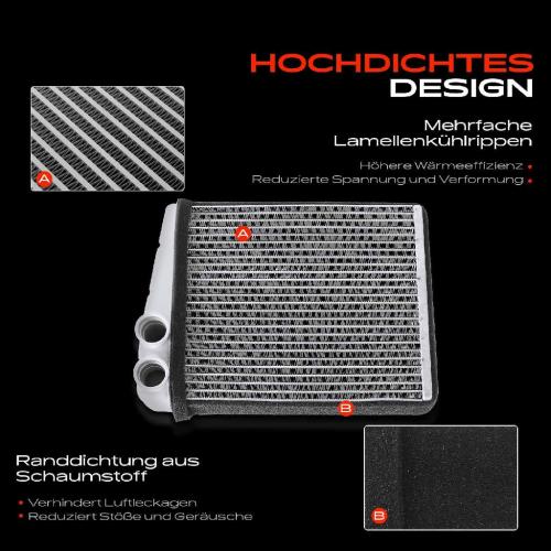 1x Wärmetauscher Innenraumheizung für Mercedes-Benz W169 W245 MINI Mini R50 R56 R61 Bild 1x Wärmetauscher Innenraumheizung für Mercedes-Benz W169 W245 MINI Mini R50 R56 R61