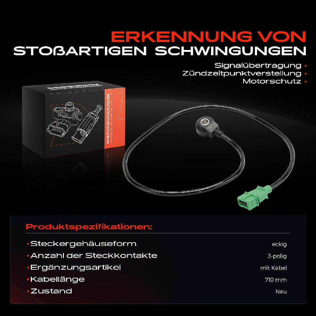 1x Klopfsensor Klopfgeber für VW Golf 2 3 Passat Jetta 2 Audi 80 90 100 A4 A6 A8