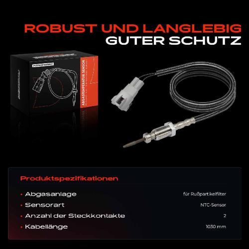 1x Abgastemperatursensor für Suzuki Grand Vitara II JT TD TE 1.9L 2005-2015 Bild 1x Abgastemperatursensor für Suzuki Grand Vitara II JT TD TE 1.9L 2005-2015