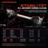 1x Antriebswelle Vorderachse Rechts für Ford Fiesta IV JA JB Mazda 121 III JASM JBSM 1995-2000