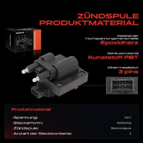 Frankberg 1x Zündmodul Zündspule für Renault Laguna I Grandtour Megane Cabriolet Coach Klasseic Scenic Safrane II Bild Frankberg 1x Zündmodul Zündspule für Renault Laguna I Grandtour Megane Cabriolet Coach Klasseic Scenic Safrane II