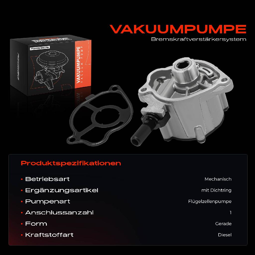 1x Unterdruckpumpe für Mercedes-Benz C-Klasse W204 C204 S204 W212 A207