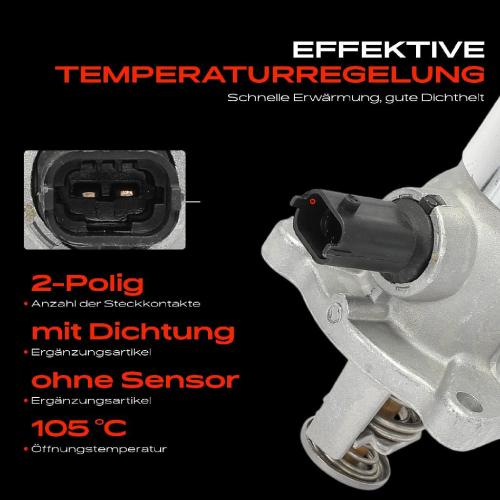 Frankberg 1x Thermostat Kühlmittel für Opel Astra G H Zafira Vectra C Chevrolet Fiat Bild Frankberg 1x Thermostat Kühlmittel für Opel Astra G H Zafira Vectra C Chevrolet Fiat