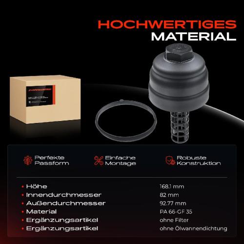 1x Ölfiltergehäuse Deckel für VW Touareg Audi A4 A5 A6 A7 A8 Q5 Q7 2005-2018 Bild 1x Ölfiltergehäuse Deckel für VW Touareg Audi A4 A5 A6 A7 A8 Q5 Q7 2005-2018