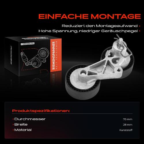 1x Spannrolle Riemenspanner für BMW 5er E39 535/540i 7er E38 8er E31 Bild 1x Spannrolle Riemenspanner für BMW 5er E39 535/540i 7er E38 8er E31