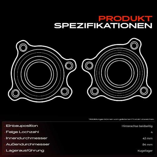 Frankberg 1x Radnabe Radlagersatz Hinterachse beidseitig für Nissan 200 SX S13 S14 1.8L 2.0L 1988-1999 Bild Frankberg 1x Radnabe Radlagersatz Hinterachse beidseitig für Nissan 200 SX S13 S14 1.8L 2.0L 1988-1999