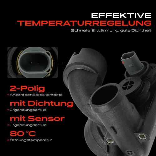 1x Thermostat Kühlmittel für VW Touareg 7L6 7L7 7LA Porsche Cayenne 9PA 3.2L Bild 1x Thermostat Kühlmittel für VW Touareg 7L6 7L7 7LA Porsche Cayenne 9PA 3.2L