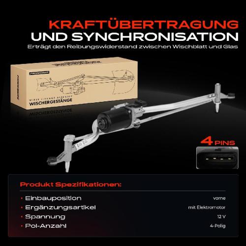 Frankberg 1x Wischerarm Scheibenwischer Vorne für VW Transporter V VI Caravelle VI Bild Frankberg 1x Wischerarm Scheibenwischer Vorne für VW Transporter V VI Caravelle VI