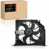 Frankberg 1x Motorkühller Einfachlüfter mit Kühlerlüfterrahmen BMW 3er Cabriolet Coupe Compact Touring E46