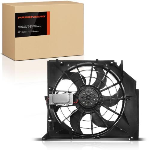 Frankberg 1x Motorkühller Einfachlüfter mit Kühlerlüfterrahmen BMW 3er Cabriolet Coupe Compact Touring E46 Bild Frankberg 1x Motorkühller Einfachlüfter mit Kühlerlüfterrahmen BMW 3er Cabriolet Coupe Compact Touring E46