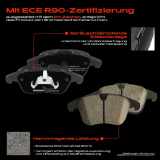 4x Bremsbeläge Vorderachse für Volvo S60 II S80 V60 I V70 III XC70 Ford Galaxy Mondeo IV Stufenheck