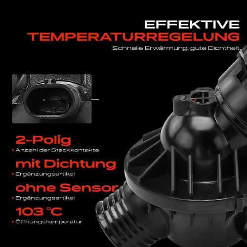 1x Thermostat Kühlmittel für BMW 1er F20 F21 3er F30 F31 X5 F15 F85 X6 F16 Bild 1x Thermostat Kühlmittel für BMW 1er F20 F21 3er F30 F31 X5 F15 F85 X6 F16