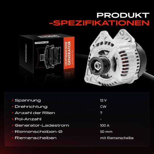 1x Lichtmaschine Generator für Land Rover Discovery I Range Rover I II 2.5L Bild 1x Lichtmaschine Generator für Land Rover Discovery I Range Rover I II 2.5L