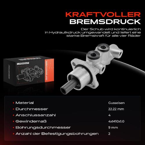 1x Hauptbremszylinder Bremszylinder für Fiat Fiorino Palio Siena Strada Bild 1x Hauptbremszylinder Bremszylinder für Fiat Fiorino Palio Siena Strada