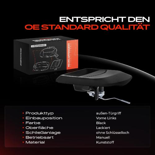 1x Türgriff Vorne Links außen für Iveco Daily III Bus Kasten Pritsche/Fahrgestell IV V 1999-2014 Bild 1x Türgriff Vorne Links außen für Iveco Daily III Bus Kasten Pritsche/Fahrgestell IV V 1999-2014