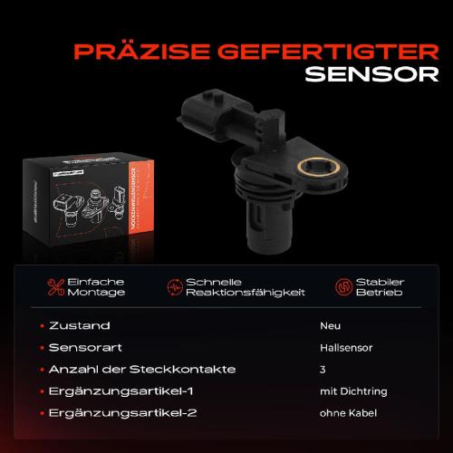 1x Nockenwellenposition Sensor für Dacia Dokker Duster Lodgy Sandero Renault 0.9L 1.2L 1.5L Bild 1x Nockenwellenposition Sensor für Dacia Dokker Duster Lodgy Sandero Renault 0.9L 1.2L 1.5L