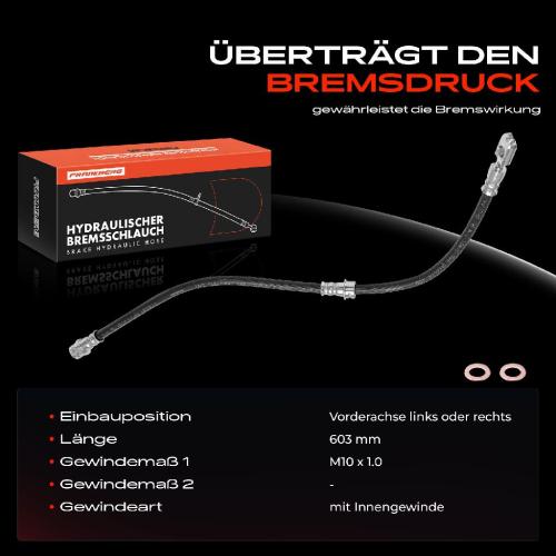 1x Bremsschlauch Bremsschläuche Vorderachse Links oder Rechts für VW Tiguan 5N Audi Q3 8UB 8UG 1.4L Bild 1x Bremsschlauch Bremsschläuche Vorderachse Links oder Rechts für VW Tiguan 5N Audi Q3 8UB 8UG 1.4L